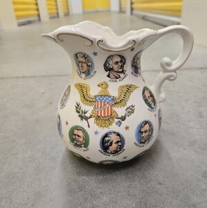 Vintage Mid Century 60s Chadwick Miller Presidents Collectable Pitcher Vase